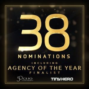 With 38 nominations across Theatrical, TV / Streaming and Home Ent. TINY SCORES