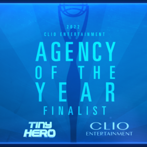 Tiny Hero is Agency Of The Year Finalist for 2nd Year in a row!